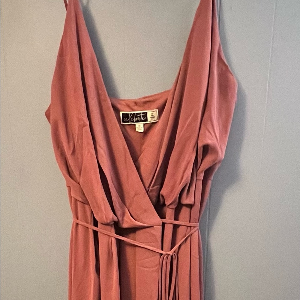 David’s bridal wrap bridesmaids dress